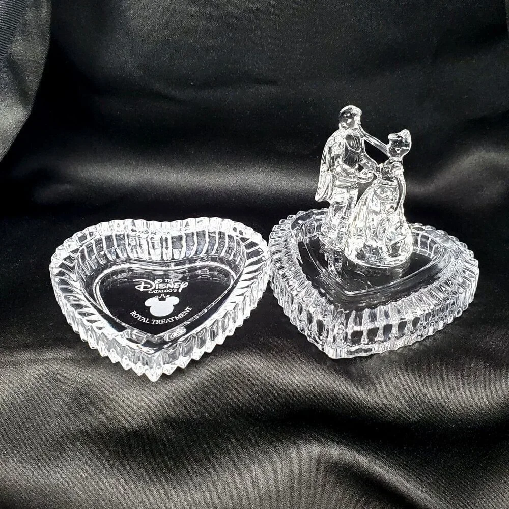 Disney Royal Treatment Cinderella & Prince Arribas Brothers Crystal Trinket Box
